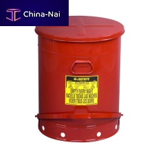 Plastic waste bin 09700for hazardous wastewith lid