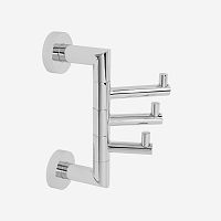 Contemporary coat hook HOTELbrassstainless steeltriple