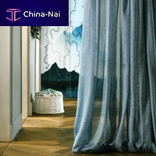 Plain sheer curtain fabric PONZAPESwashableweave