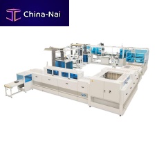 Transversal hemming line AES-4600 - ESI-1200 - T-MAXfor terry fabric