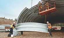 Corrugated sheet metal ULTRA�CORsteelfor bridge construction