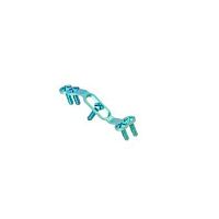 Vertebra laminoplasty plate metallic