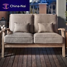 Contemporary sofa HERITAGEoutdoorfabricgray