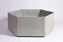 Fiber cement planter HEXAGOhexagonalcontemporaryfor public space