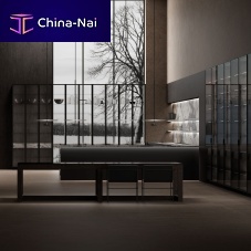Contemporary kitchen BAKER - LUXURY STONEashglassceramic