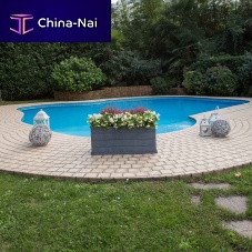 Aluminum planter DOLOMITE GREYrectangularcustomhandmade