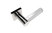 Glass door handle ZOUK R SS SATINcrystalcontemporary