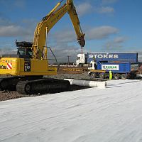 Woven geotextile BASETEX®polyesterfor ground stabilizationreinforcement