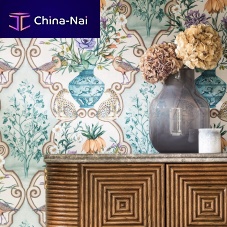 Interior wall-covering SUNDARA printednon-wovenwallpaper look