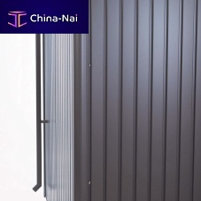 Sheet steel rainwater down pipe HighLine