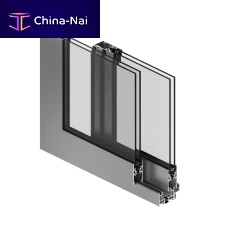 Aluminum sliding system S 36 Tglass doorconcealed runner