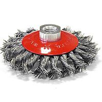 Knotted wheel brush SCR100finishingsteel