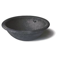 Built-in washbasin OLIMPO BASALTOceramic2-holewith overflow