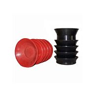 Round plug threadedrubberaluminum