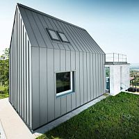 Aluminized roofing sheet PREFALZ®standing seam
