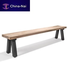 Contemporary garden bench ANTICA teak