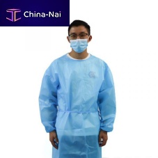 Unisex surgical gown polypropylenepolyethylenedisposable