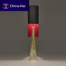 Table lamp TAUREAUbronzefabrictraditional