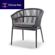 Contemporary chair TROPEAoutdoorropeTextilene®