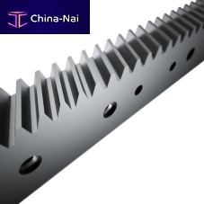 Straight-toothed rack and pinion helical-toothedprecision