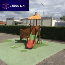 Playground structure PICCOLO 2 FORESTIC : JPX-0010 plasticsteelHPL