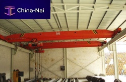 Single-girder overhead crane with hoist