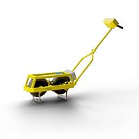 Walk-behind runway friction tester T2GO