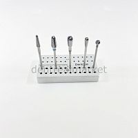 Dental implantology burr Frank trimming