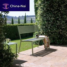 Traditional garden bench CH3109metalwith backrest