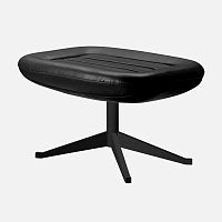 Contemporary footrest MANZU / 091_Pleathercast aluminumby Pio Manzu
