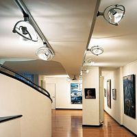 LED track light FARI SERIEShalogenfluorescentround