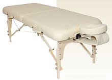 Mechanical massage table Heritage portablewith headrestwith adjustable height backrest