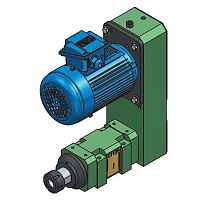 Machining spindle S35H-ER32drillingmotorized