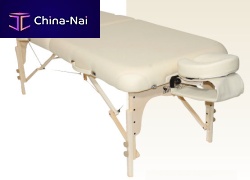 Mechanical massage table Heritage portablewith headrestwith adjustable height backrest
