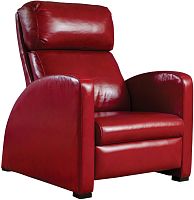 Contemporary armchair FINE LEATHER : CARBONDALE CL-8755-REC-Mleatherwith headrestred