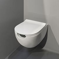 Wall-hung WC AP115Sceramicrimlessfor handicapped
