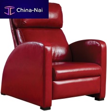 Contemporary armchair FINE LEATHER : CARBONDALE CL-8755-REC-Mleatherwith headrestred