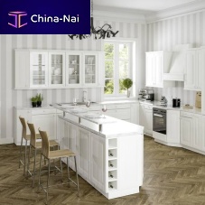 Traditional kitchen VENECIAwoodenislandL-shaped