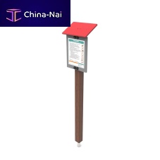Public space information panel TIN-01for playgroundvariable message signssheltered