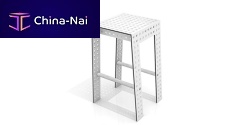 Contemporary stool 3+metal base