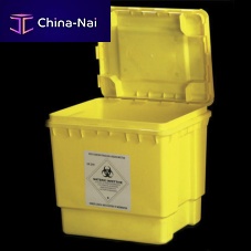 Polypropylene waste container 240035with lid