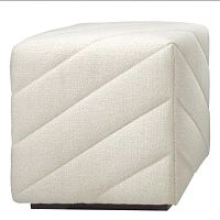 Contemporary stool AVELLINOlinenpolyesterupholstered