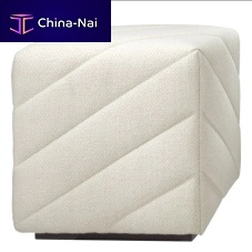 Contemporary stool AVELLINOlinenpolyesterupholstered