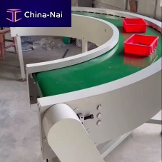 Custom conveyor belt PDcurvedPVCShore A