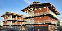 Prefab building woodenfor housing developmentscontemporary