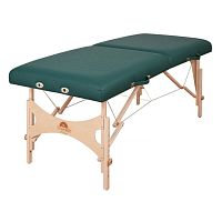 Mechanical massage table Aurora portablewith adjustable height backrest2-section