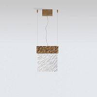 Pendant lamp COASTLINE Mbronzeglasscontemporary