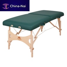 Mechanical massage table Aurora portablewith adjustable height backrest2-section
