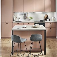 Contemporary kitchen SENSO 492melaminehiddenwith handle
