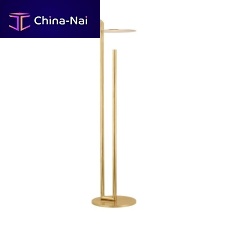Floor-standing lamp FIELLE brasssteelacrylic